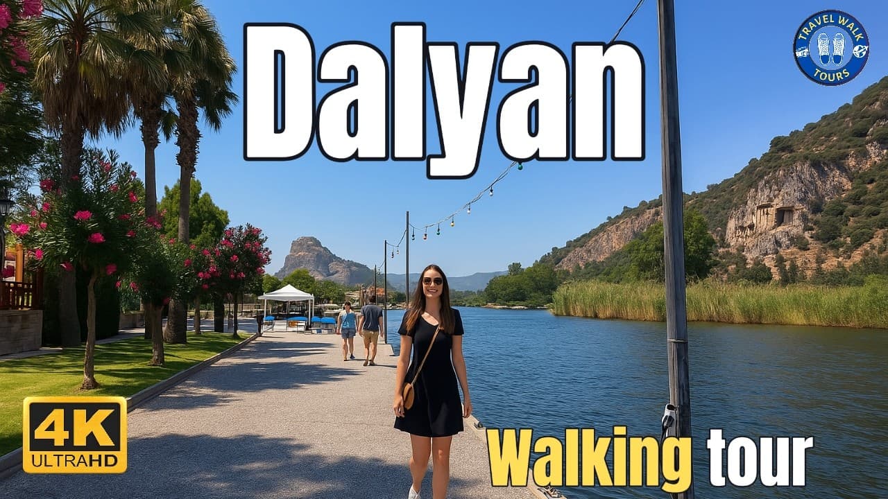 Dalyan, Turkey Walking Tour 4K - Exploring an Unspoiled Riverside Paradise with Stunning