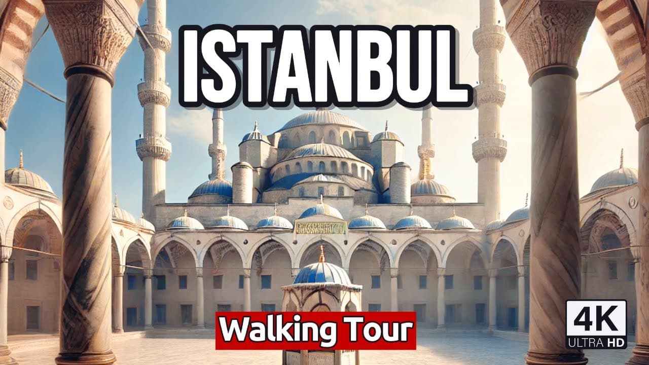 Istanbul's historical wonders: Virtual walking tour of Blue Mosque and Hagia Sophia