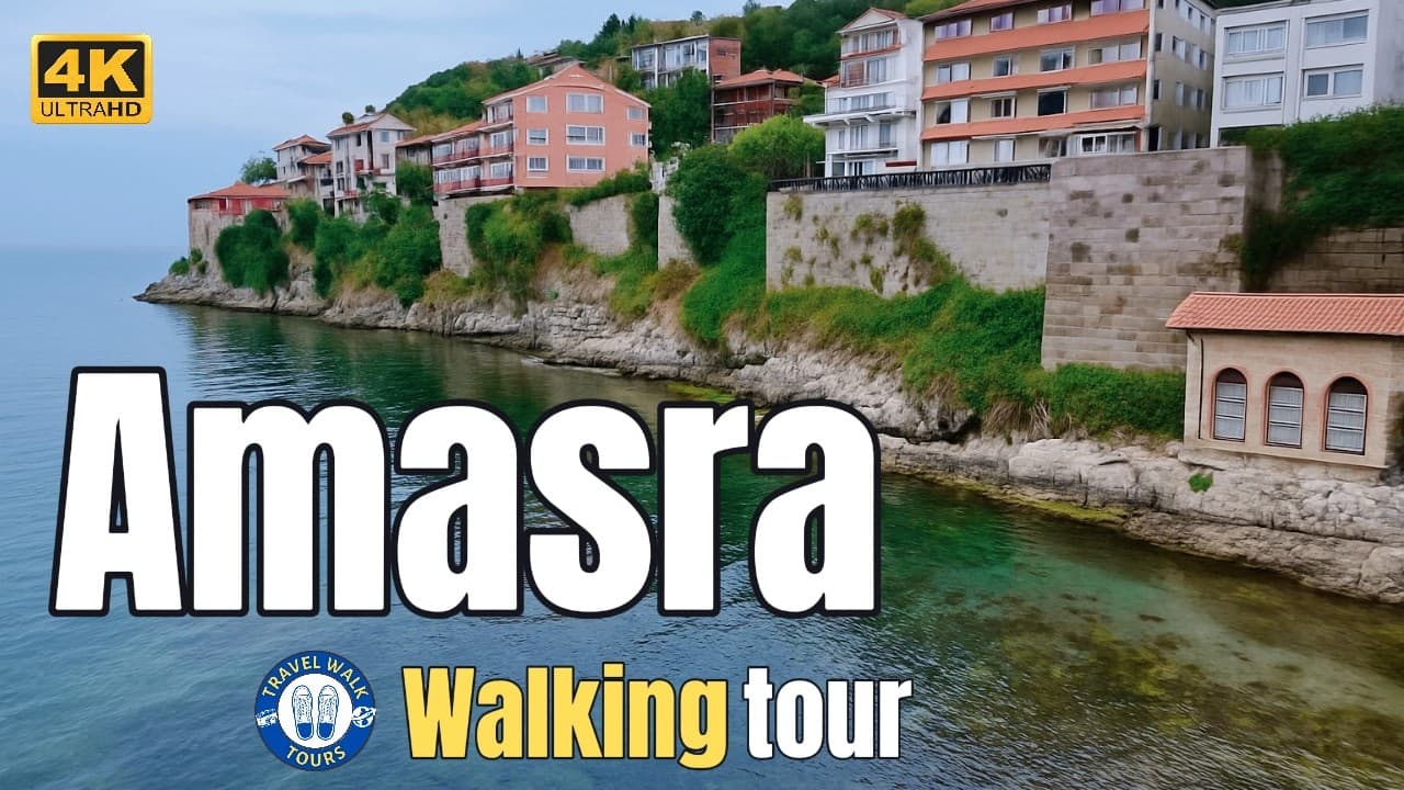 Amasra, Turkey Walking Tour - Hidden Gem of the Black Sea 4K