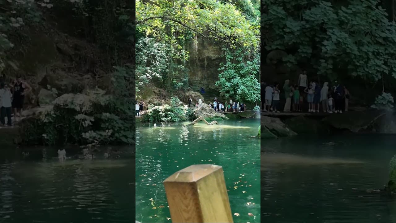 Discover Antalya's Hidden Gem | Waterfall and Lake Views #turkeyantalya #travel #antalya