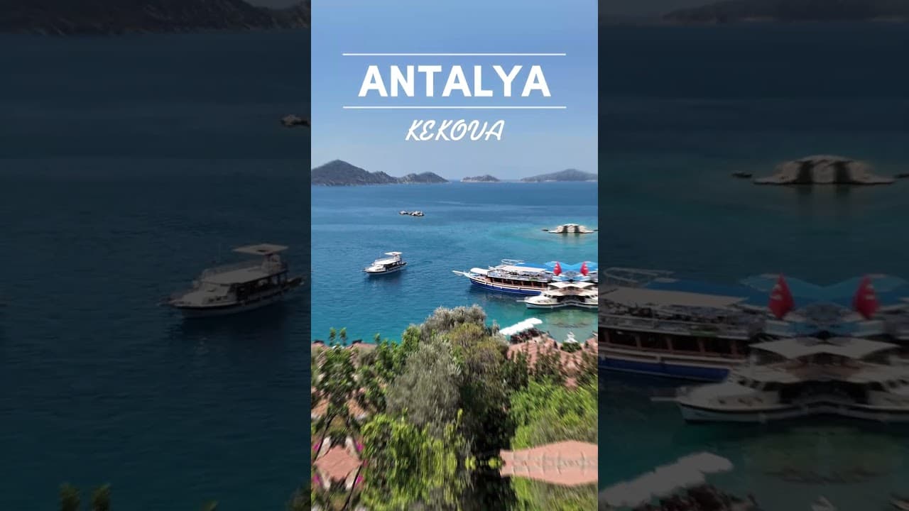 🏝️ Ice Cream with a Sea View in Kekova Kaleköy | Antalya #turkeyantalya #seaview #kekovakalekoy