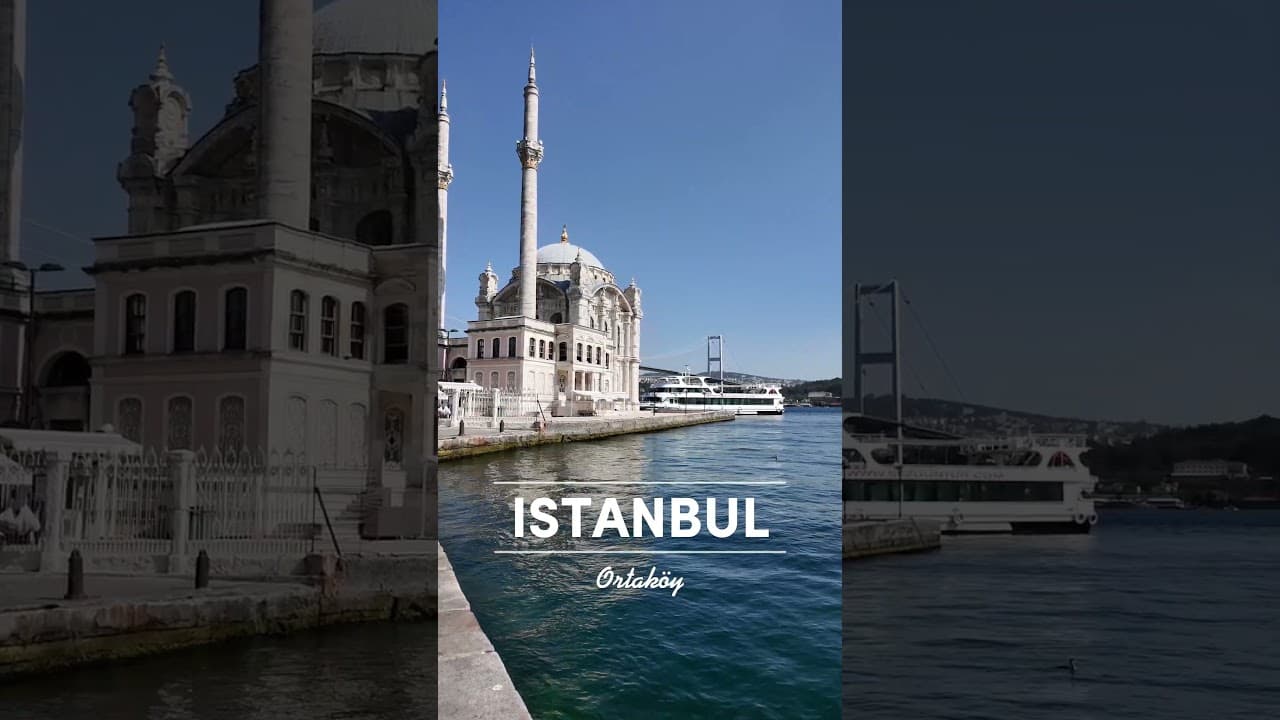 The Stunning Beauty of Ortaköy Mosque & Bosphorus Bridge | #Bosphorus #travelistanbul  #Istanbul