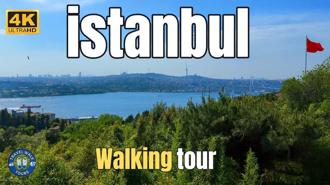 Istanbul Bosphorus Walking Tour 4K - Exploring Ulus Park and the Stunning Seaside of Arnavutköy