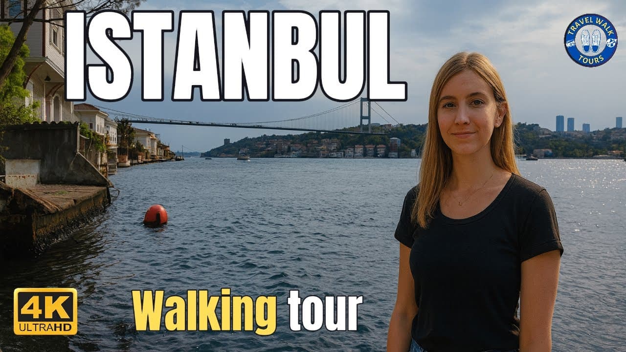 Istanbul Bosphorus Walking Tour 4K - Exploring Hidden Gems on the Asian Side