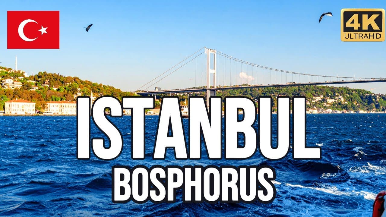 Bosphorus Sunset Cruise Istanbul - Full Scenic Tour in 4K