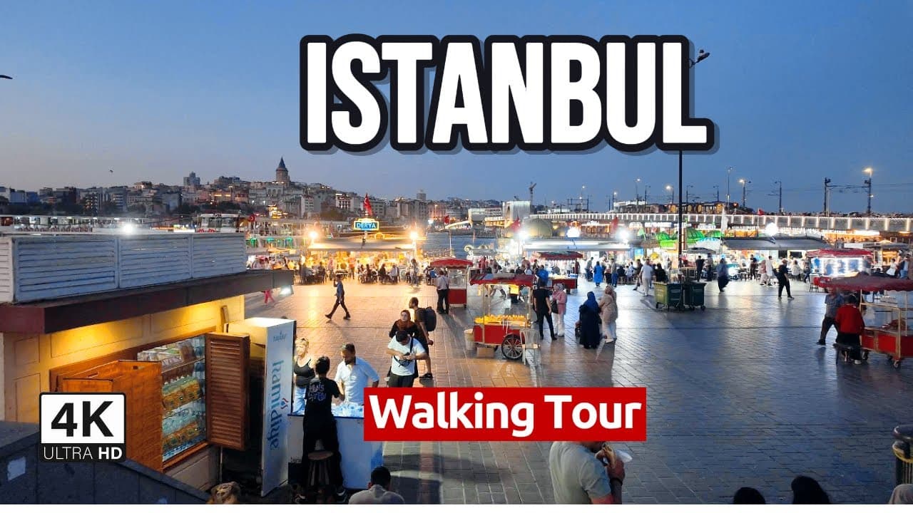 Exploring Istanbul's Eminönü Like NEVER Before! 4K Walking Tour (2024)