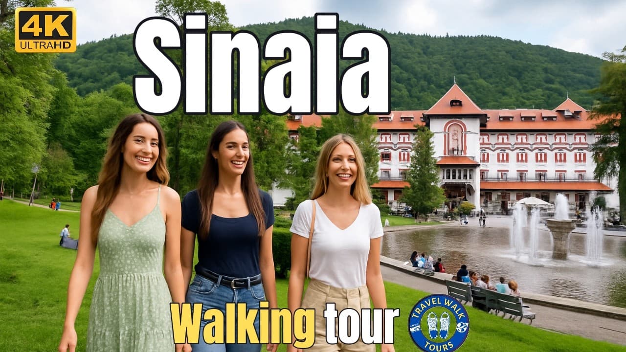 Hidden Gems of Sinaia, Romania - Walking Tour in 4K 60fps