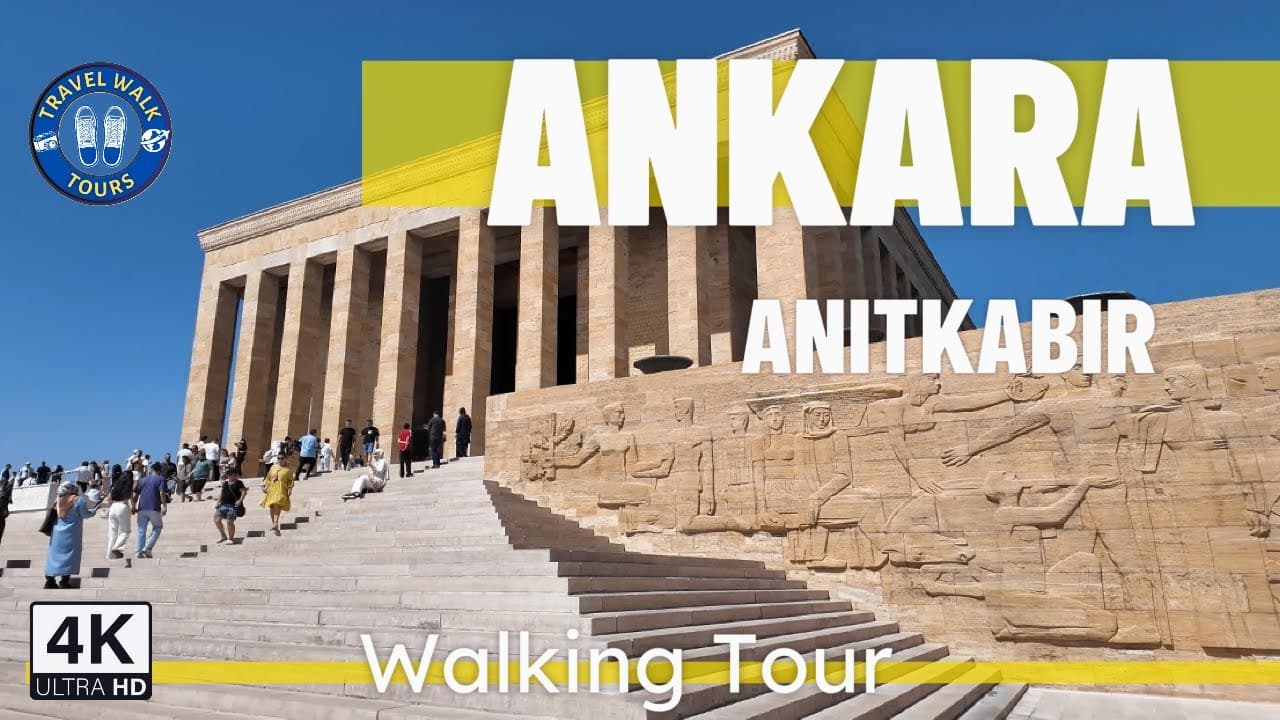 Exploring the grandeur of Anıtkabir: A 4K walking tour of Mustafa Kemal Atatürk's mausoleum