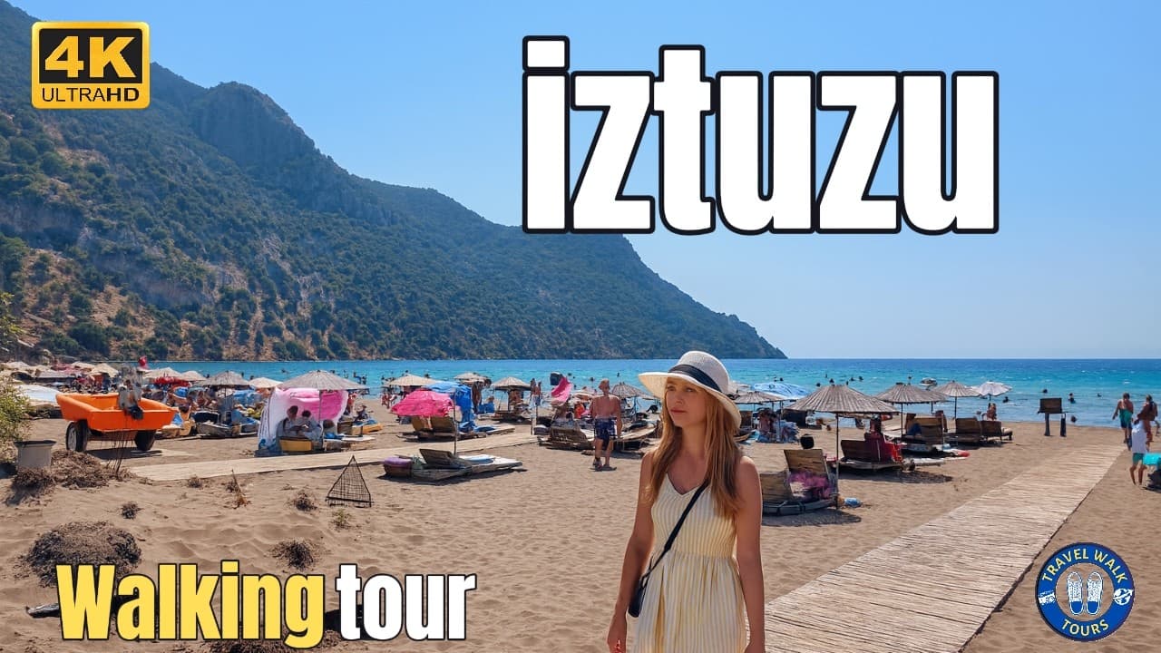 İztuzu Beach Walking Tour 4K - Sea Turtle Hospital & Natural Paradise in Muğla, Turkey