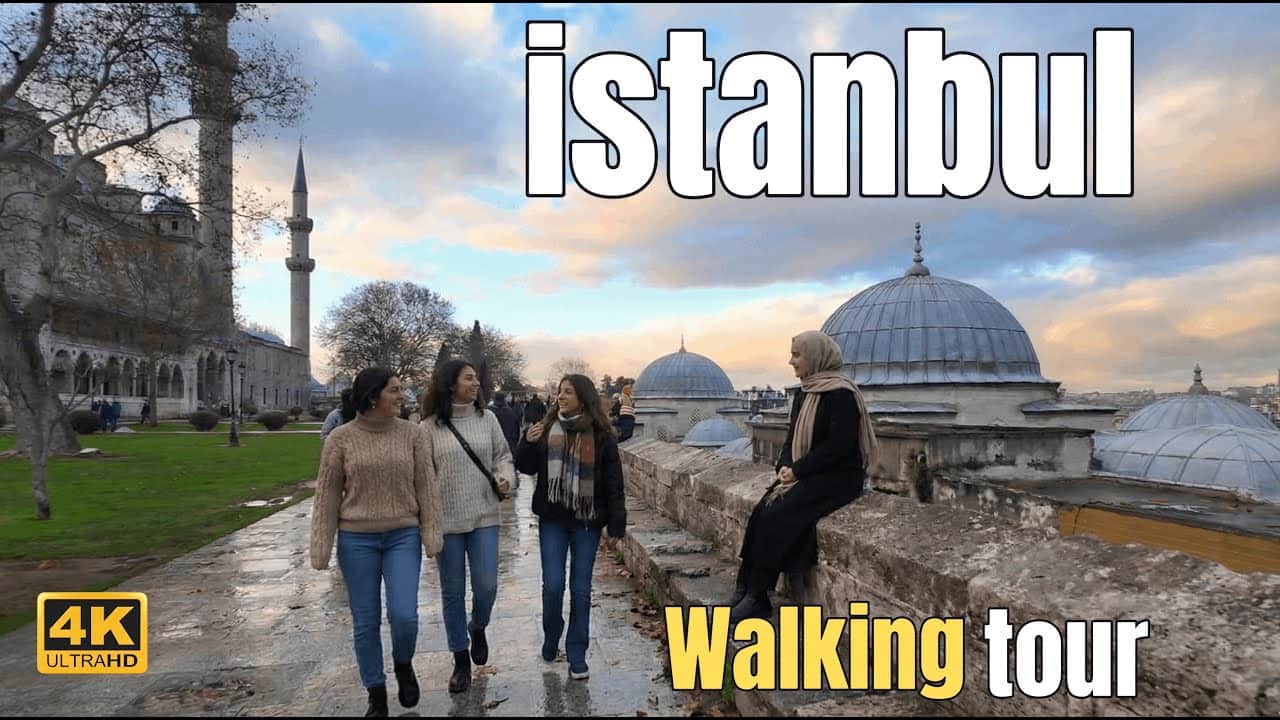 ISTANBUL Yürüyüş Turu 4K 🇹🇷 – Haliç & Eski Şehir Manzaraları (No Commentary)