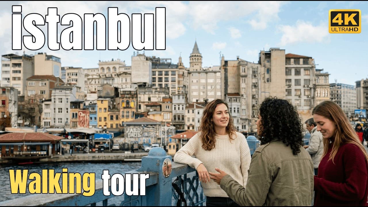 🇹🇷 Istanbul Walking Tour 4K - Beşiktaş Square and the Historic Streets of Eminönü