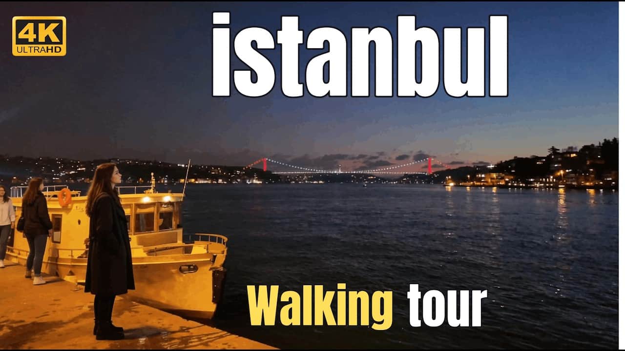 Istanbul Yürüyüş Turu 4K - A Long Yürüyüş from İstinye to Tarabya by the Boğaz