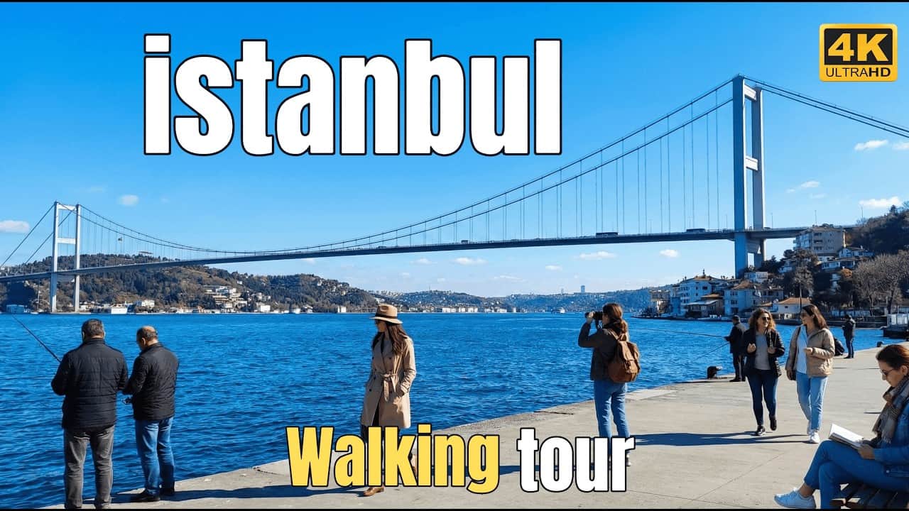 Istanbul Yürüyüş Turu 4K – From Emirgan to İstinye Along the Boğaz Coast